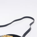 Salvatore Ferragamo Gancini Hand Bag Leather 2way Navy Gold Auth ka5648-15