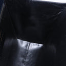 Salvatore Ferragamo Gancini Hand Bag Leather 2way Navy Gold Auth ka5648-21