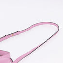 Salvatore Ferragamo Gancini Hand Bag Leather 2way Pink Gold Auth ka5650V-15