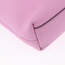 Salvatore Ferragamo Gancini Hand Bag Leather 2way Pink Gold Auth ka5650V-17