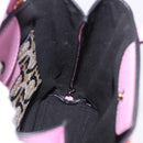 Salvatore Ferragamo Gancini Hand Bag Leather 2way Pink Gold Auth ka5650V-20