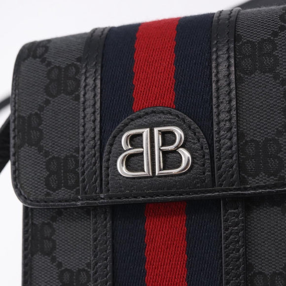 BALENCIAGA GUCCI Collaboration The Hacker Project Canvas Black Auth ka5651V