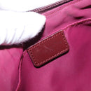 Christian Dior Trotter Canvas Accessory Pouch Red Silver Auth ka5653-18