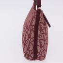 Christian Dior Trotter Canvas Accessory Pouch Red Silver Auth ka5653-5