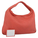BOTTEGA VENETA INTRECCIATO Hobo Hand Bag Leather Pink 115654 Auth ka5654V-1