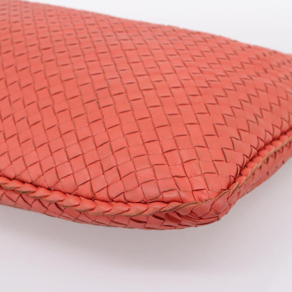 BOTTEGA VENETA INTRECCIATO Hobo Hand Bag Leather Pink 115654 Auth ka5654V