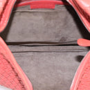 BOTTEGA VENETA INTRECCIATO Hobo Hand Bag Leather Pink 115654 Auth ka5654V-16