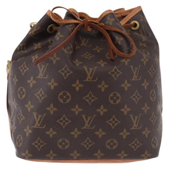 LOUIS VUITTON Monogram Petit Noe Shoulder Bag M42226 LV Auth ka5655