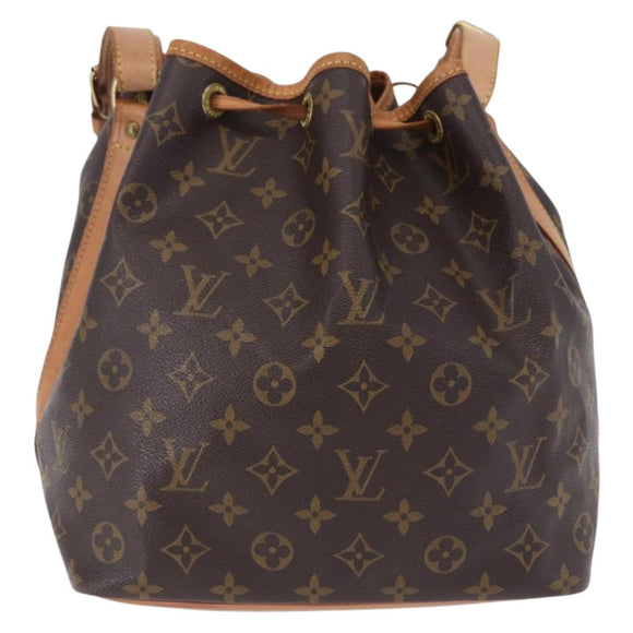 LOUIS VUITTON Monogram Petit Noe Shoulder Bag M42226 LV Auth ka5655