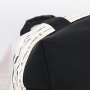 CHANEL Sports High Summer Hand Bag Nylon Black Silver CC Auth ka5657V-11