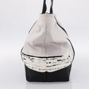 CHANEL Sports High Summer Hand Bag Nylon Black Silver CC Auth ka5657V-4