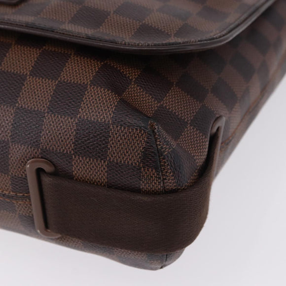 LOUIS VUITTON Damier Ebene Brooklyn MM Shoulder Bag N51211 LV Auth ka5659