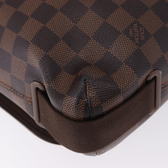 LOUIS VUITTON Damier Ebene Brooklyn MM Shoulder Bag N51211 LV Auth ka5659