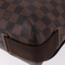 LOUIS VUITTON Damier Ebene Brooklyn MM Shoulder Bag N51211 LV Auth ka5659-16