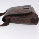 LOUIS VUITTON Damier Ebene Brooklyn MM Shoulder Bag N51211 LV Auth ka5659-4