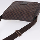 LOUIS VUITTON Damier Ebene Brooklyn MM Shoulder Bag N51211 LV Auth ka5659-6