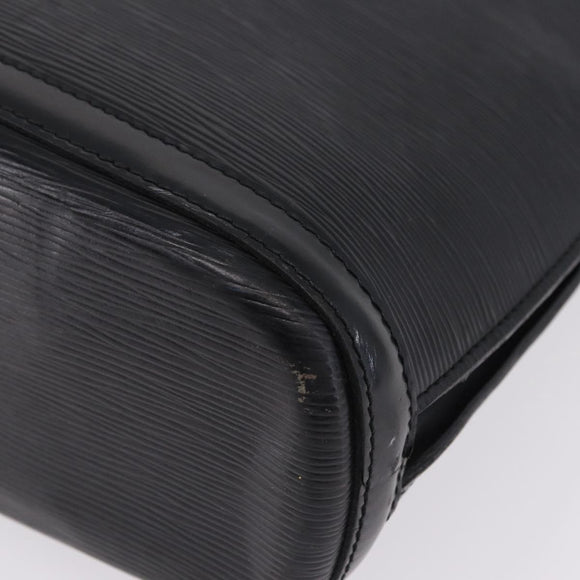 LOUIS VUITTON Epi Lussac Shoulder Bag Black M52282 LV Auth ka5660