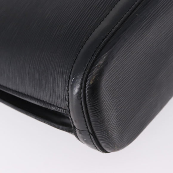 LOUIS VUITTON Epi Lussac Shoulder Bag Black M52282 LV Auth ka5660