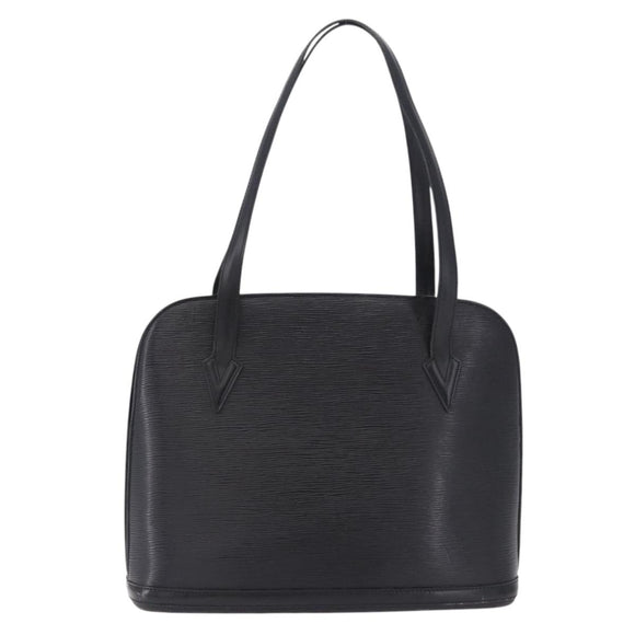 LOUIS VUITTON Epi Lussac Shoulder Bag Black M52282 LV Auth ka5660