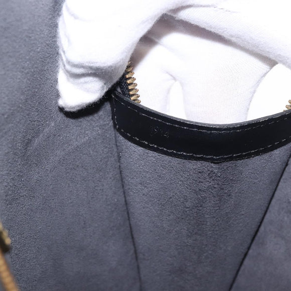 LOUIS VUITTON Epi Lussac Shoulder Bag Black M52282 LV Auth ka5660