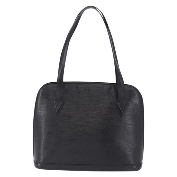LOUIS VUITTON Epi Lussac Shoulder Bag Black M52282 LV Auth ka5660
