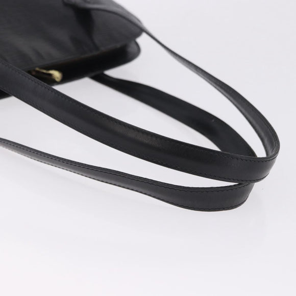 LOUIS VUITTON Epi Lussac Shoulder Bag Black M52282 LV Auth ka5660