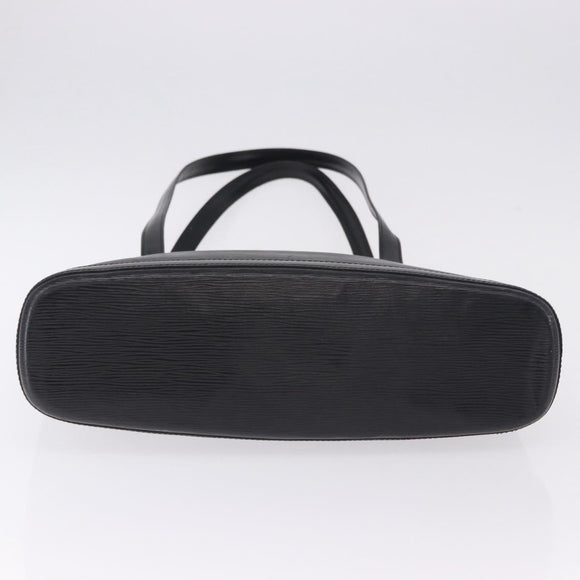 LOUIS VUITTON Epi Lussac Shoulder Bag Black M52282 LV Auth ka5660