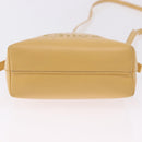 Chloe Hand Bag Leather Beige Auth ka5661A-5