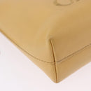 Chloe Hand Bag Leather Beige Auth ka5661A-10