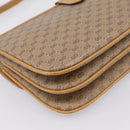GUCCI Micro GG Supreme Shoulder Bag PVC Beige Gold 004 106 0024 Auth ka5666-16