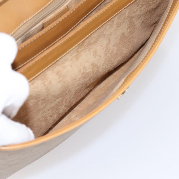 GUCCI Micro GG Supreme Shoulder Bag PVC Beige Gold 004 106 0024 Auth ka5666