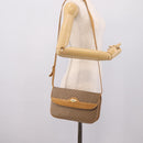GUCCI Micro GG Supreme Shoulder Bag PVC Beige Gold 004 106 0024 Auth ka5666-25