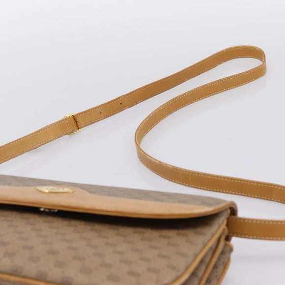 GUCCI Micro GG Supreme Shoulder Bag PVC Beige Gold 004 106 0024 Auth ka5666