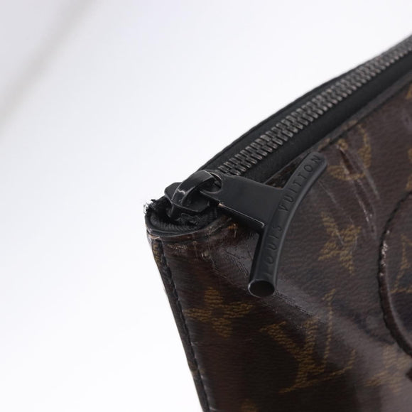 LOUIS VUITTON Monogram Glaze Pochette Cosmos Clutch Bag M63271 LV Auth ka5667
