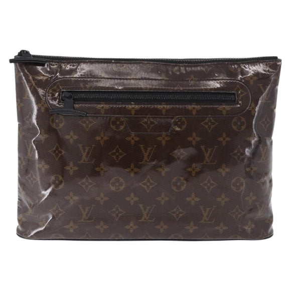 LOUIS VUITTON Monogram Glaze Pochette Cosmos Clutch Bag M63271 LV Auth ka5667