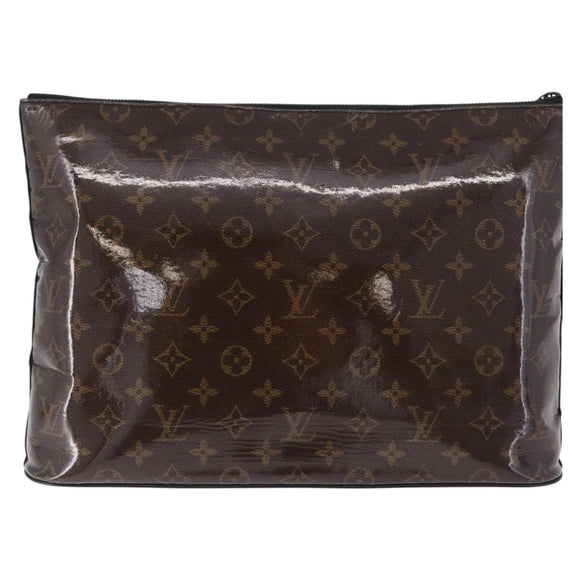 LOUIS VUITTON Monogram Glaze Pochette Cosmos Clutch Bag M63271 LV Auth ka5667