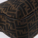 FENDI Zucca Canvas Tote Bag Brown Black Auth ka5668-9