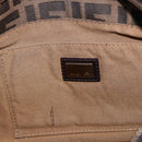 FENDI Zucca Canvas Tote Bag Brown Black Auth ka5668-10