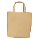 LOEWE Hand Bag Leather Beige Gold Auth ka5669V-2