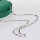 HERMES Synetique Chevre Hand Bag Leather Green Silver Auth ka5671SAM-8