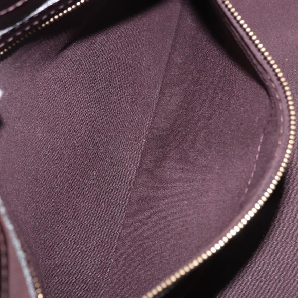 LOUIS VUITTON Monogram Vernis Wilshire PM Bag Rouge Favist M91644 LV Auth ka5672