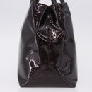 LOUIS VUITTON Monogram Vernis Wilshire PM Bag Rouge Favist M91644 LV Auth ka5672-3