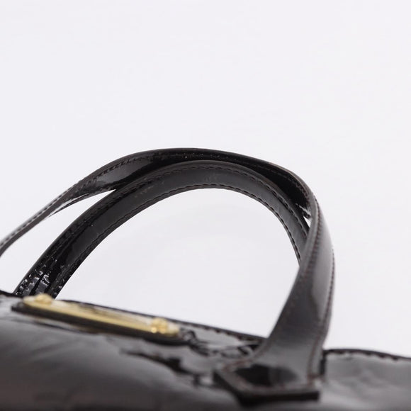 LOUIS VUITTON Monogram Vernis Wilshire PM Bag Rouge Favist M91644 LV Auth ka5672