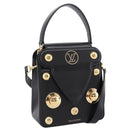 LOUIS VUITTON S Lock Bag Hand Bag Leather Black M82214 LV Auth ka5674SAM-1