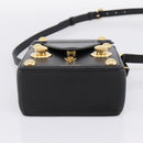 LOUIS VUITTON S Lock Bag Hand Bag Leather Black M82214 LV Auth ka5674SAM-11