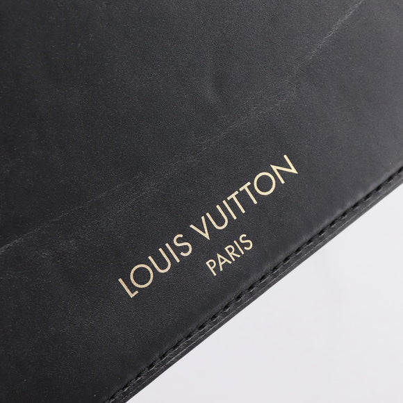 LOUIS VUITTON S Lock Bag Hand Bag Leather Black M82214 LV Auth ka5674SAM
