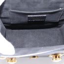 LOUIS VUITTON S Lock Bag Hand Bag Leather Black M82214 LV Auth ka5674SAM-18