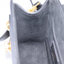 LOUIS VUITTON S Lock Bag Hand Bag Leather Black M82214 LV Auth ka5674SAM-20