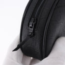 Christian Dior Trotter Canvas Accessory Pouch PVC Black Gold Auth ka5677A-12