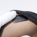 Christian Dior Trotter Canvas Accessory Pouch PVC Black Gold Auth ka5677A-14
